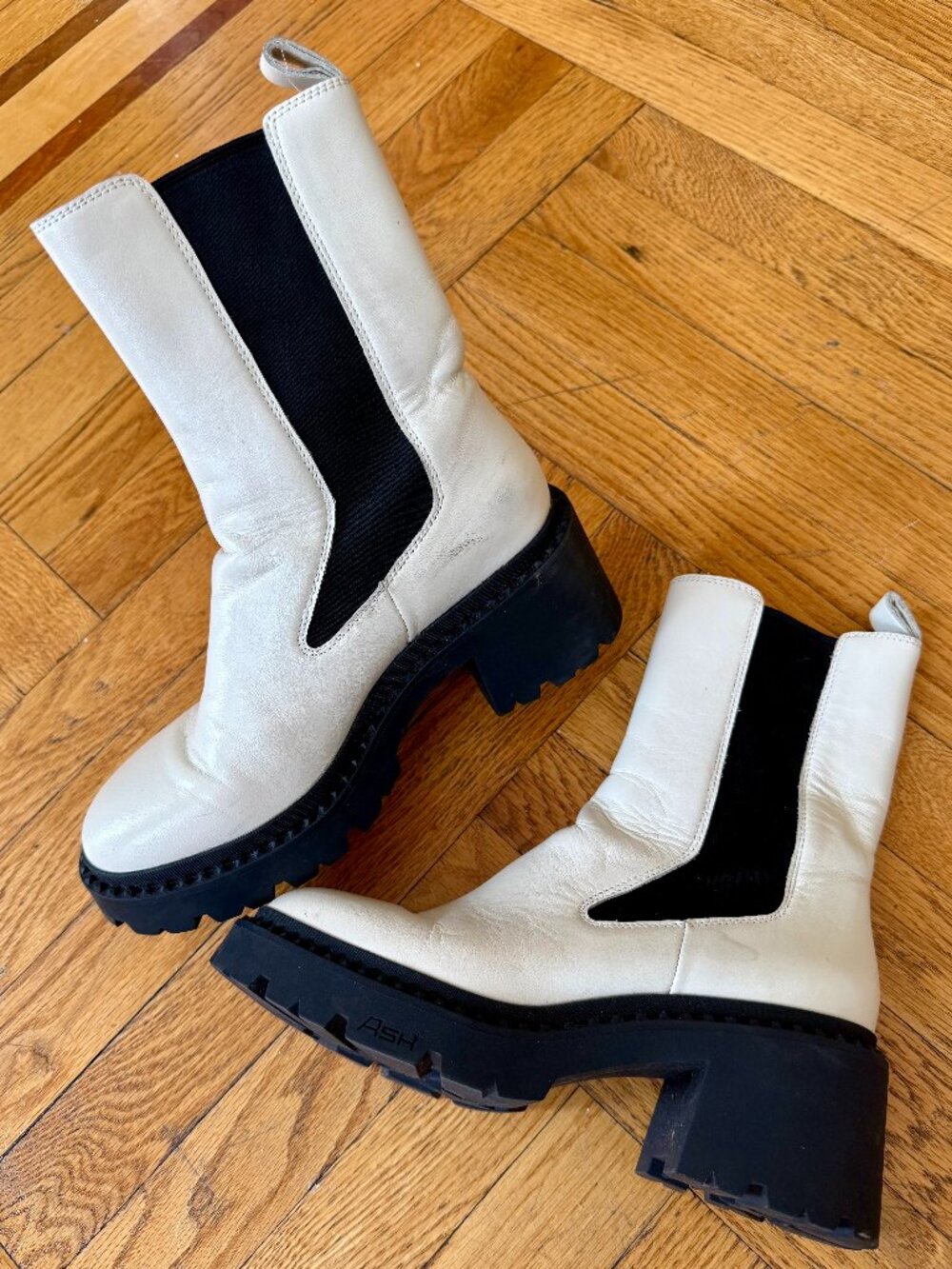 Ash Nico Chunky Platform Chelsea Boots